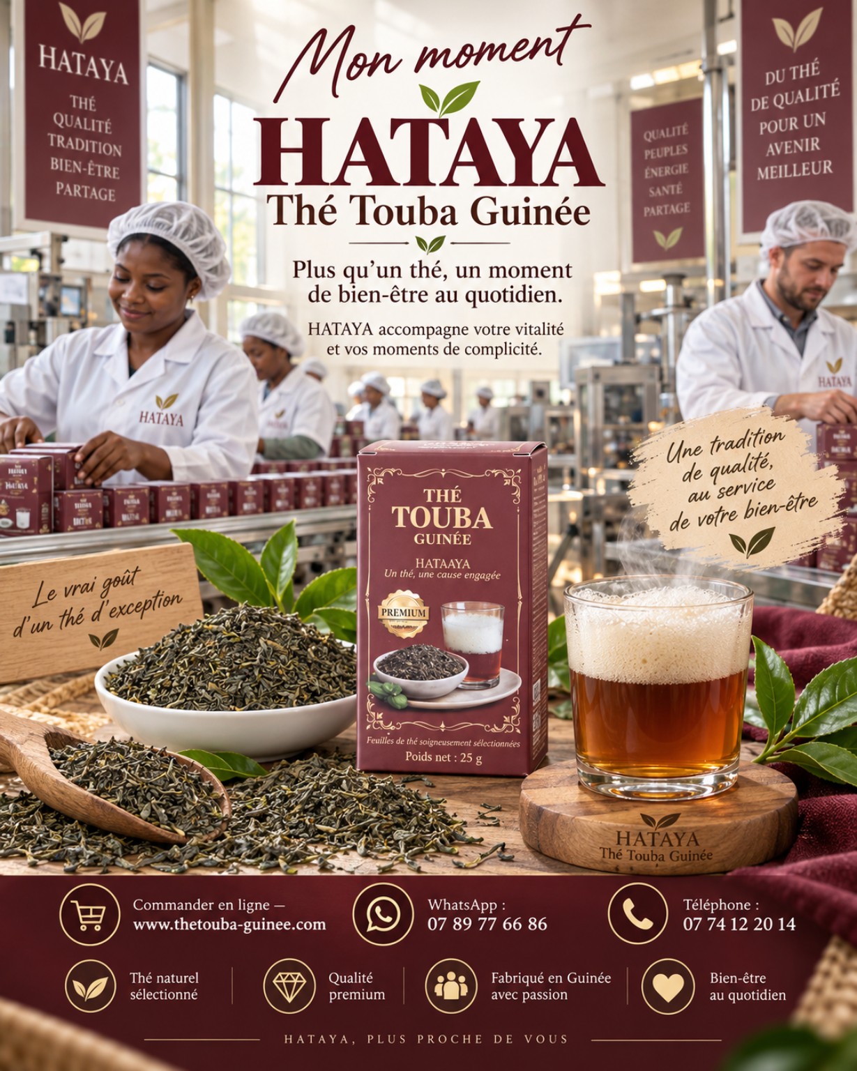 Affiche HATAYA – tradition, qualité et bien-être