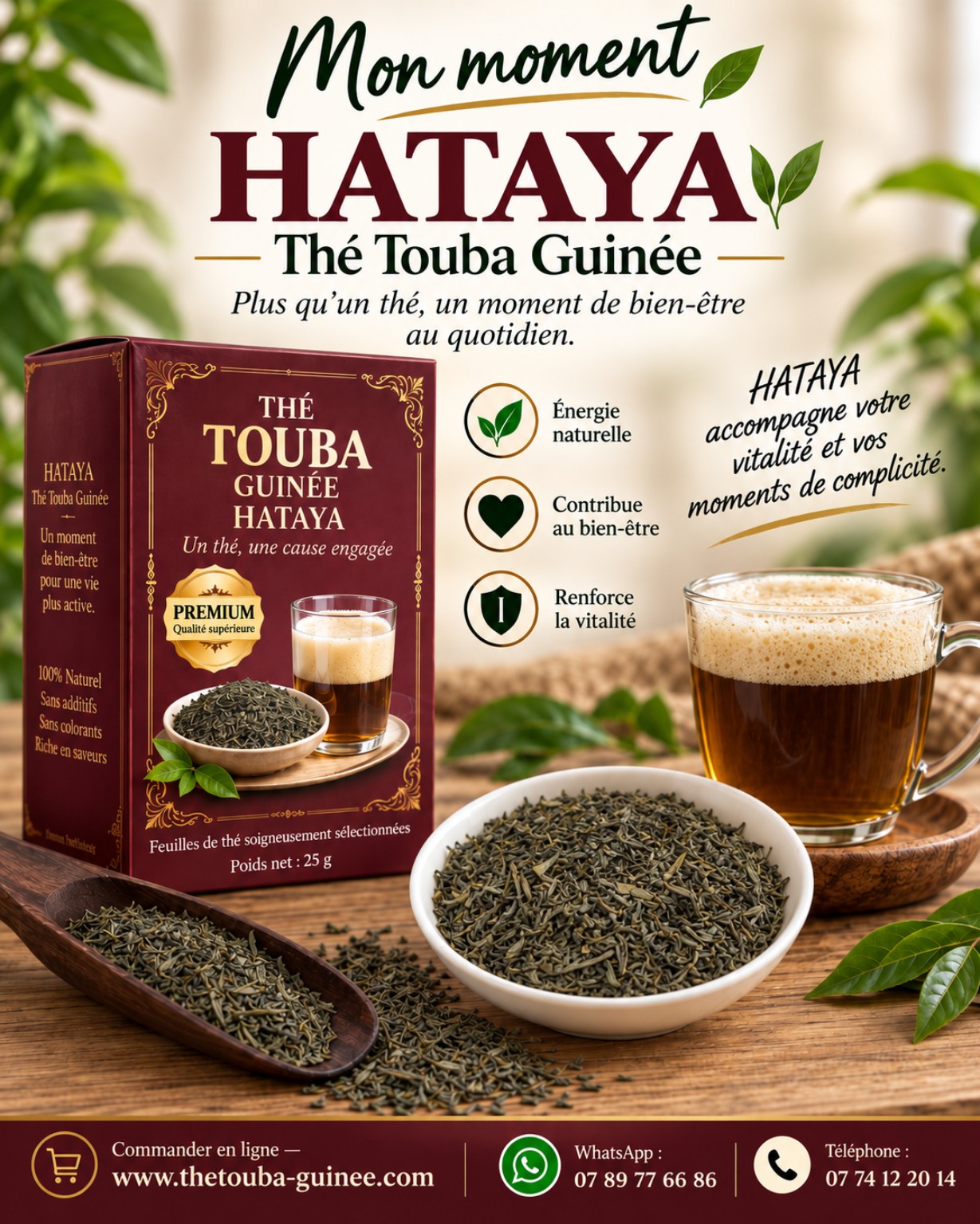 Affiche Mon Moment HATAYA – énergie, bien-être et vitalité
